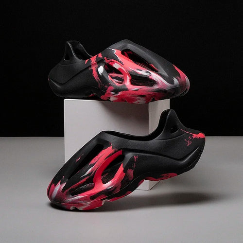 Adult EVA Sandals Injection Molded Men's and Women's Casual Beach Shoes Soft and Non Slip Slippers 36-47