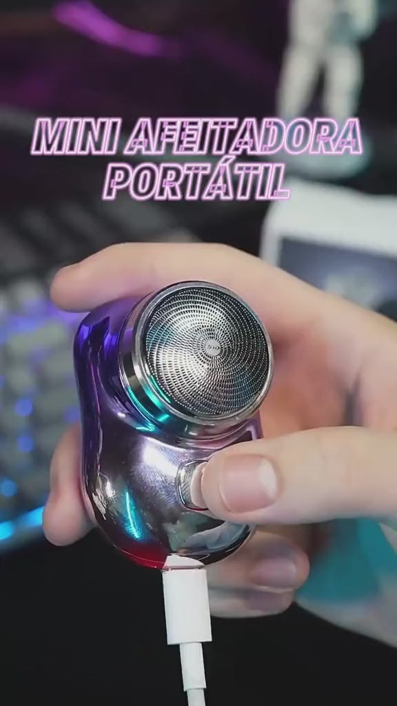 MINI AFEITADORA PORTATIL RECARGABLE